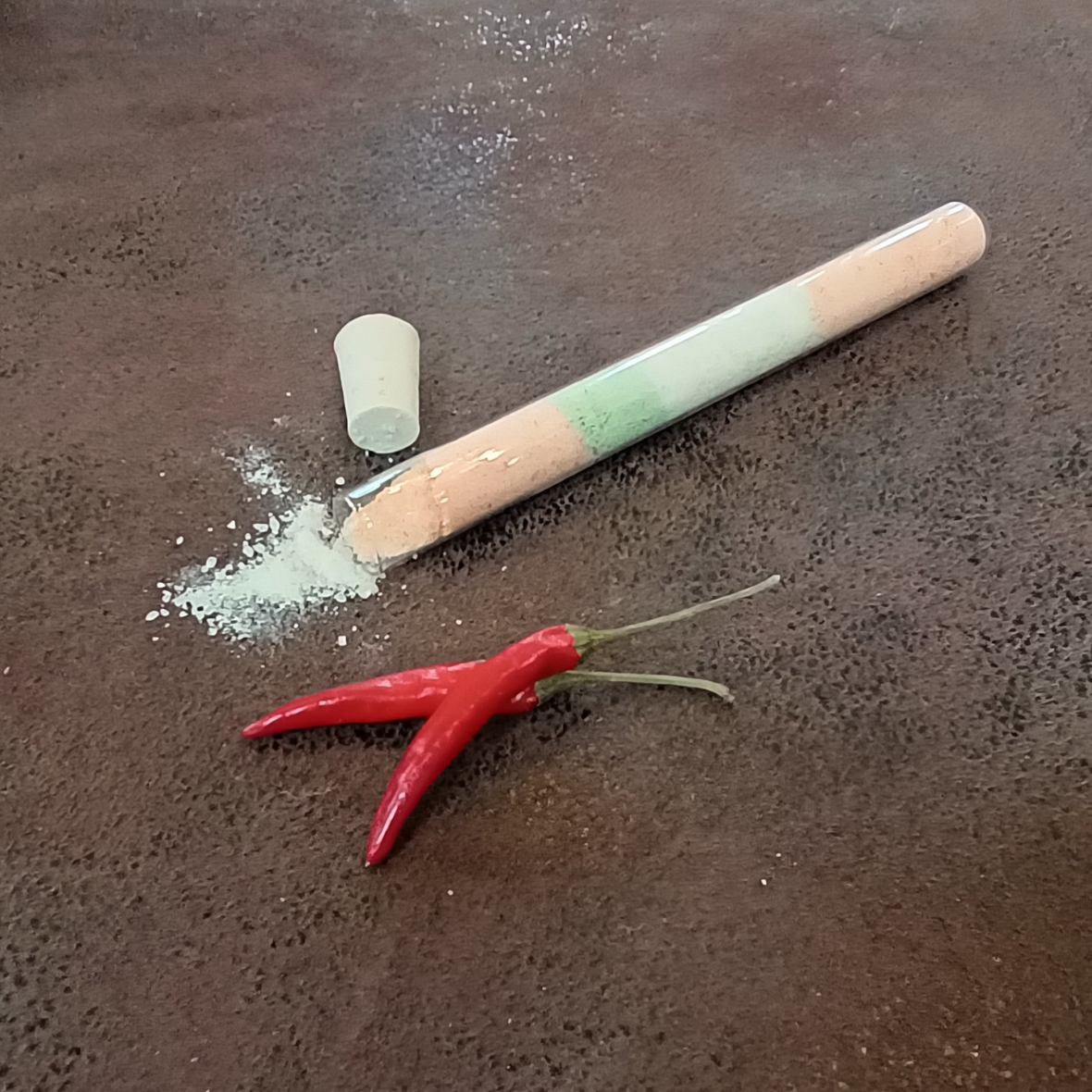 Buntes Chilisalz 🌶️❤️💛💚