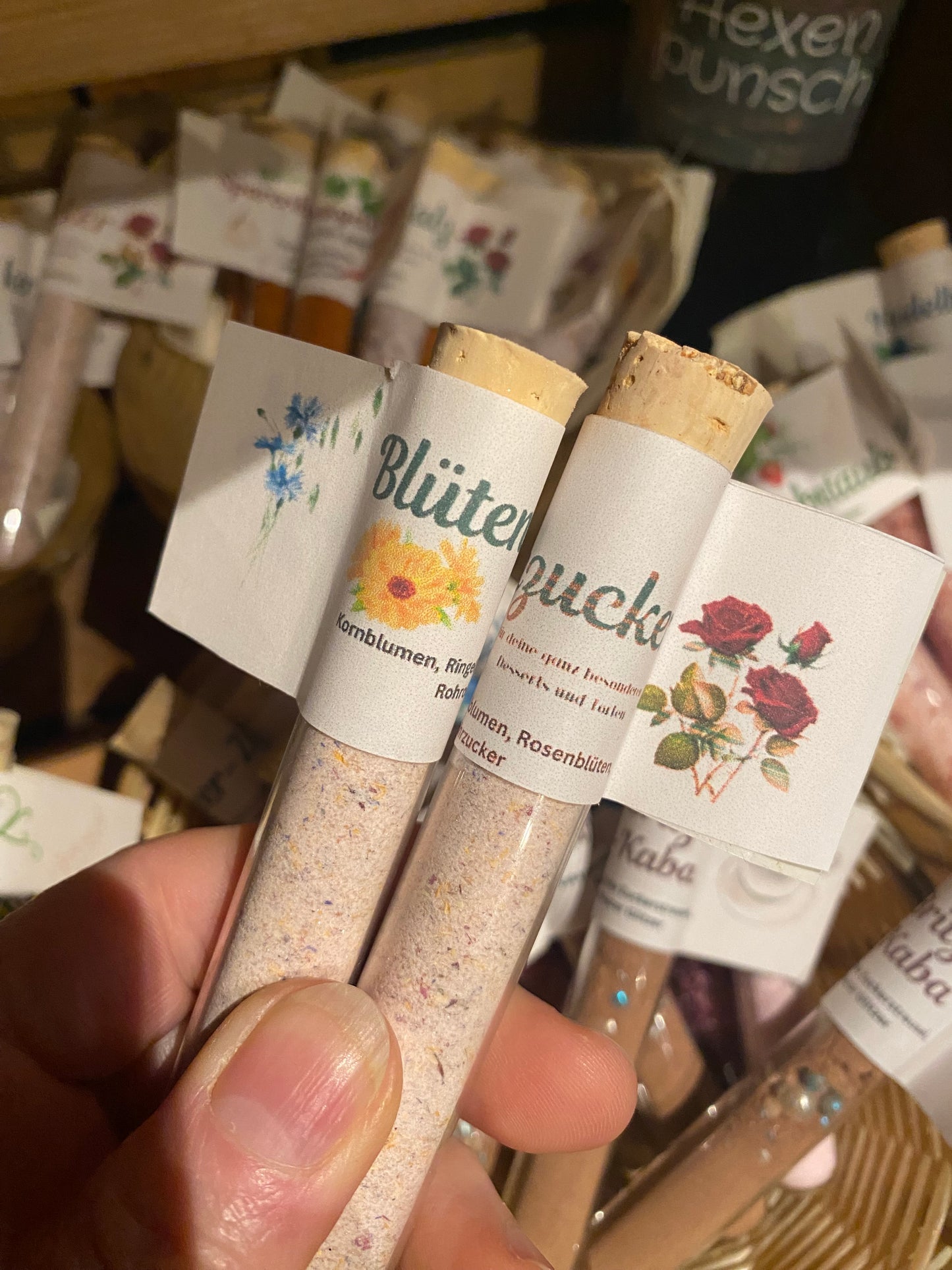 Blütenzucker für kleine Geschenke 💐