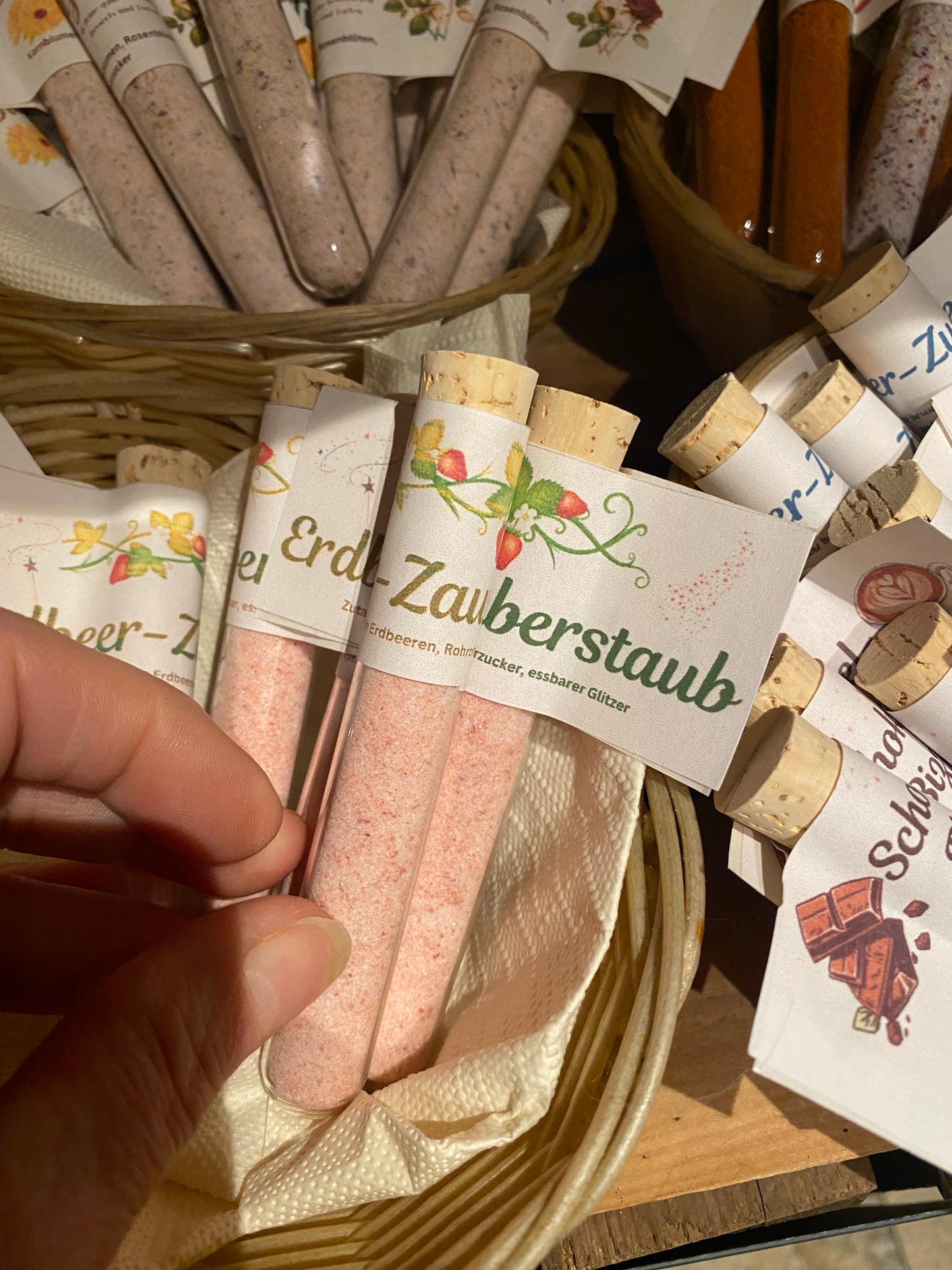 Erdbeer-Zauberstaub für dein besonderes Geschenk 🍓✨🧪