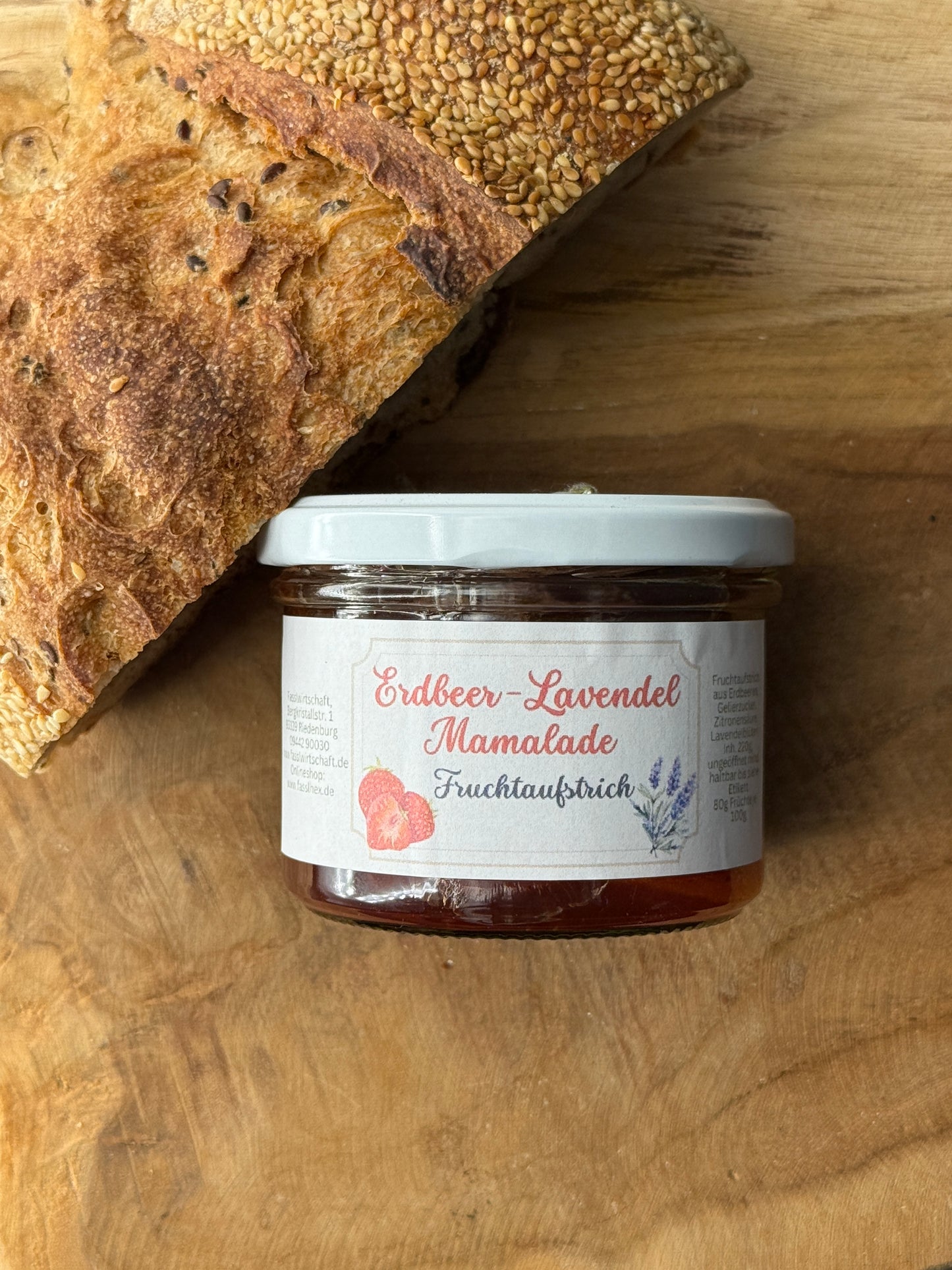 Erdbeer-Lavendel Mamalade (Fruchtaufstrich) 🍓💜