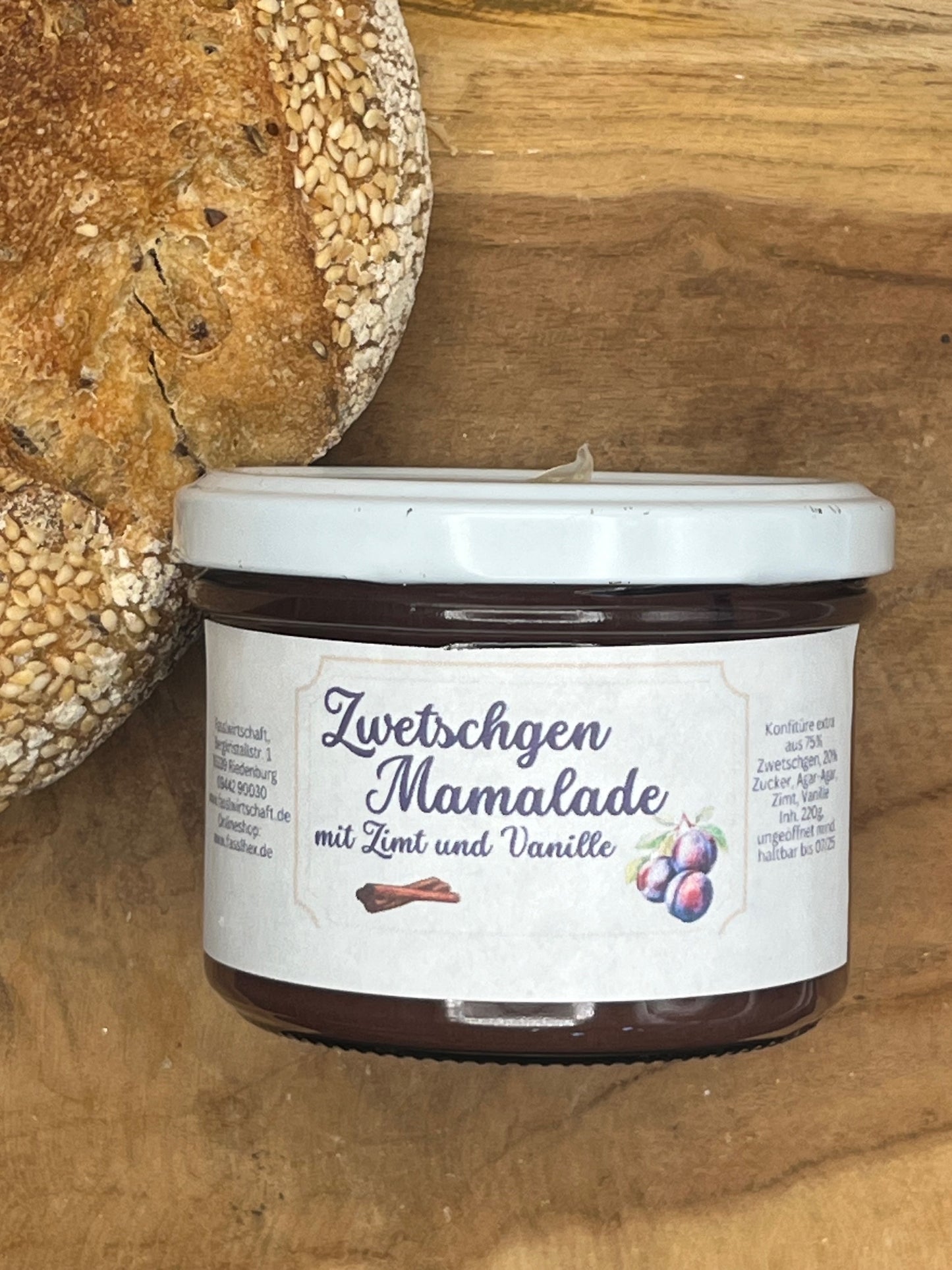 Zwetschgen Mamalade mit Zimt und Vanille 🍇🍂