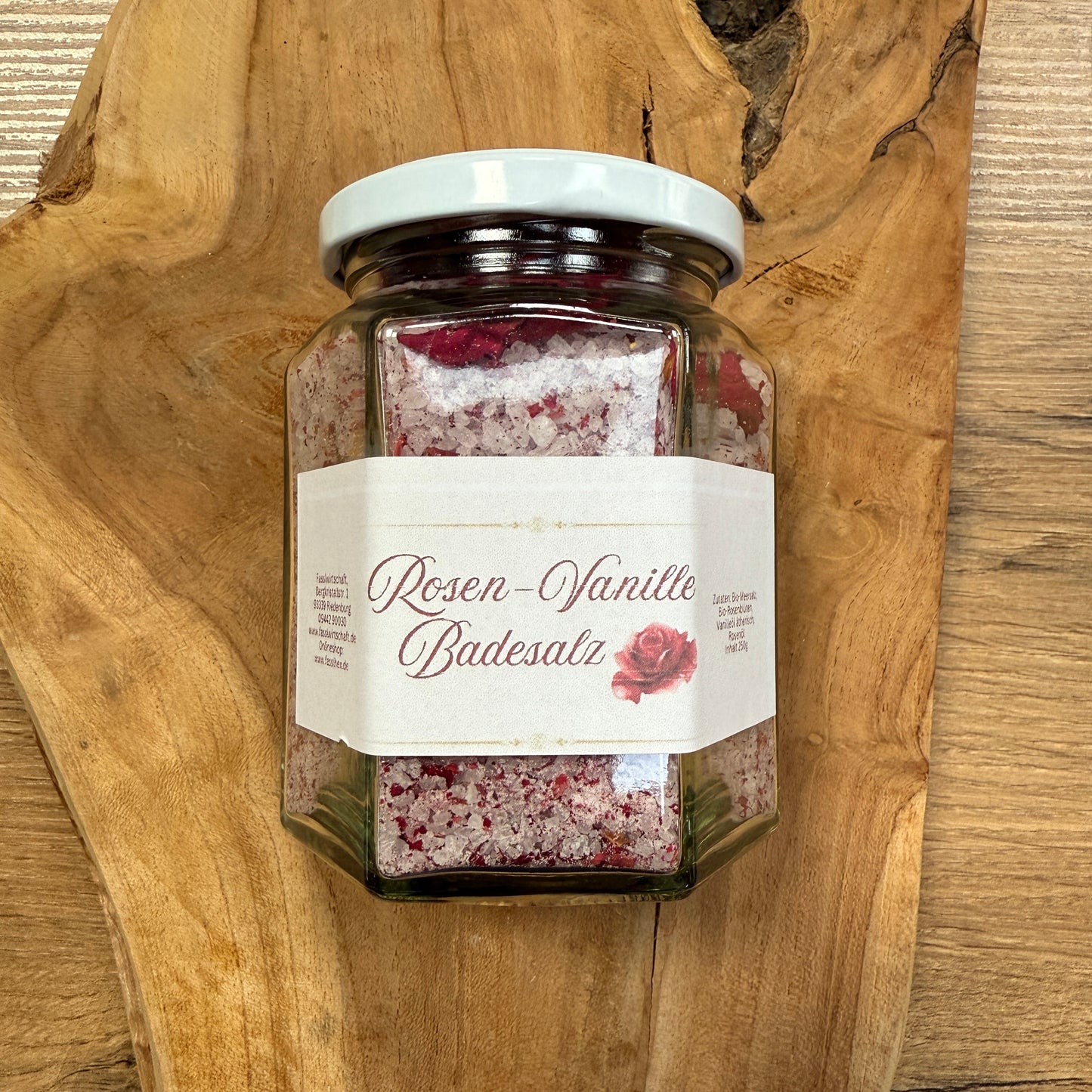 Rosen-Vanille Badesalz 🌹🛁