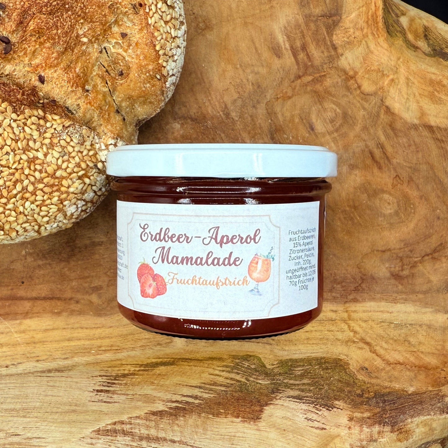 Erdbeer-Aperol Mamalade (Fruchtaufstrich) 🍓🍊