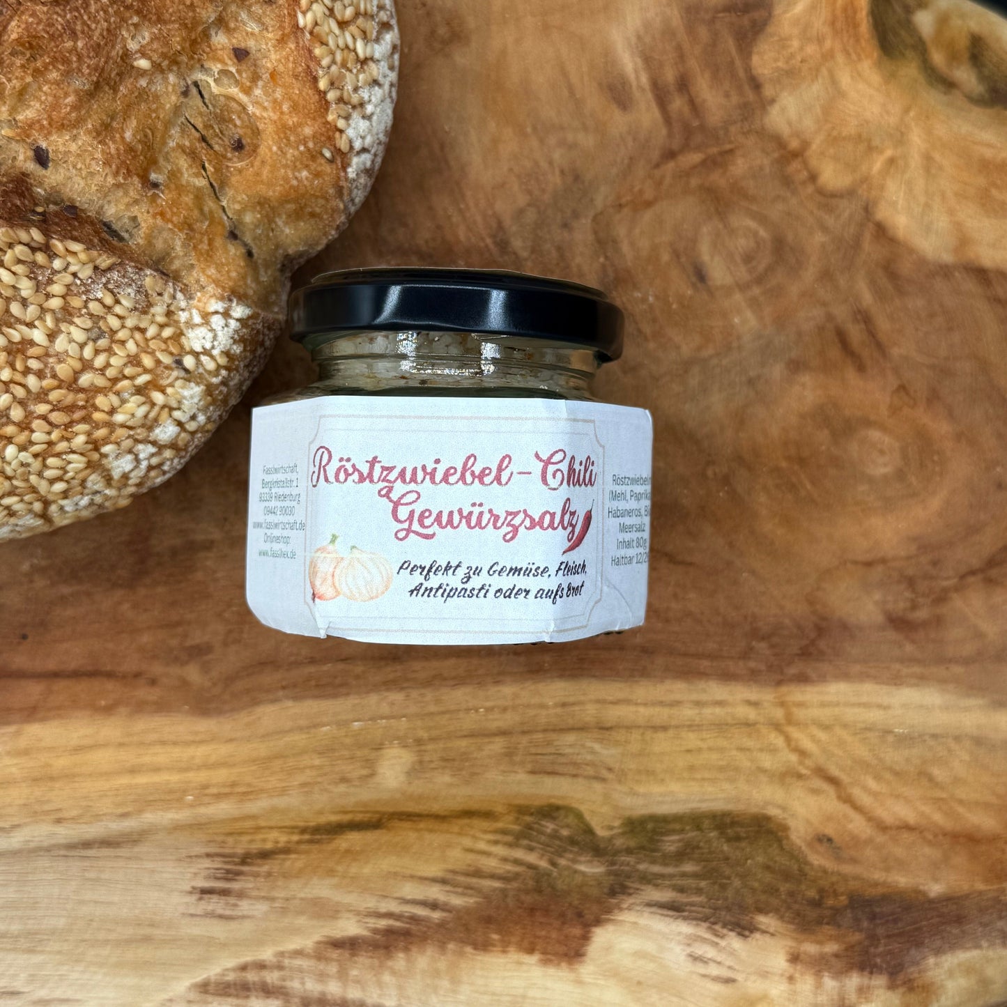 Röstzwiebel Chili Salz