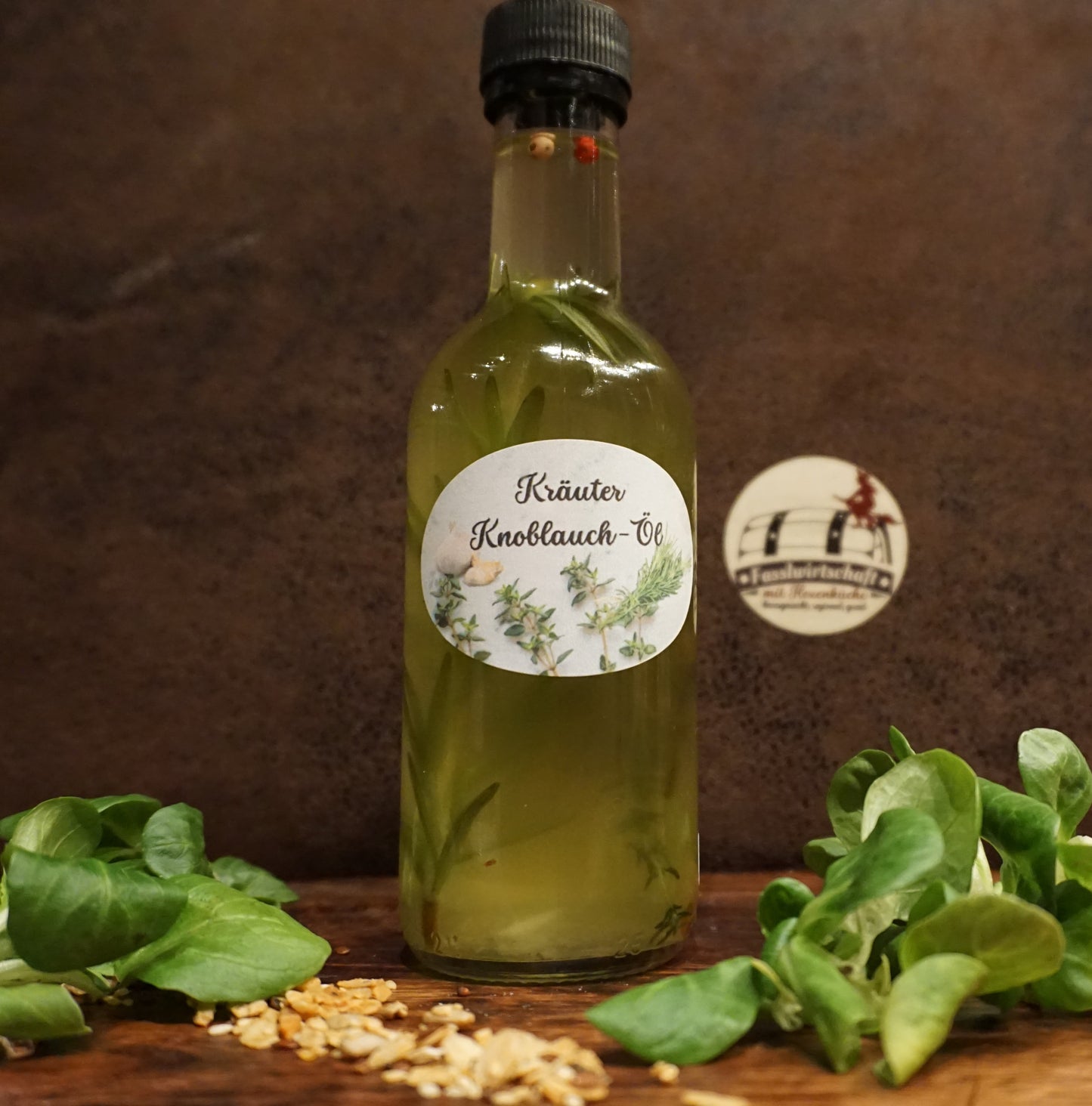 Kräuter Knoblauch Öl 🧄🌿
