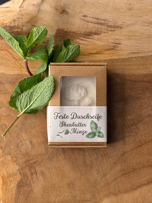 Feste Duschseife Sheabutter-Minze 🌿