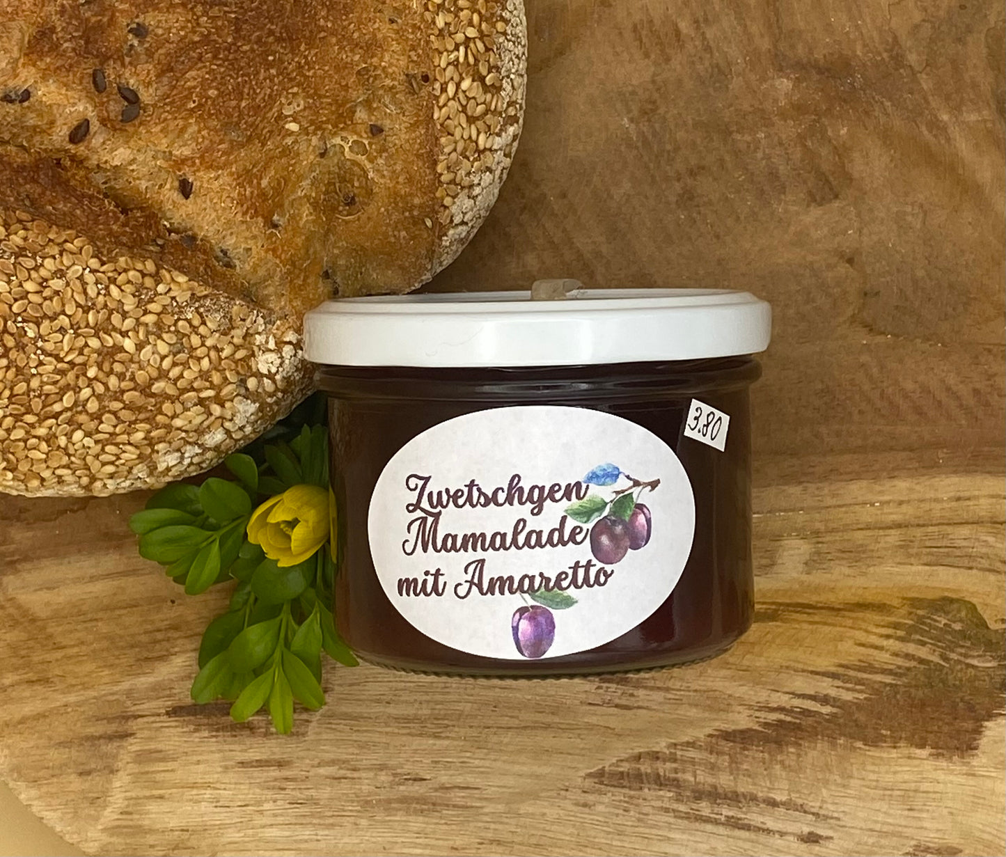 Zwetschgen Mamalade mit Amaretto