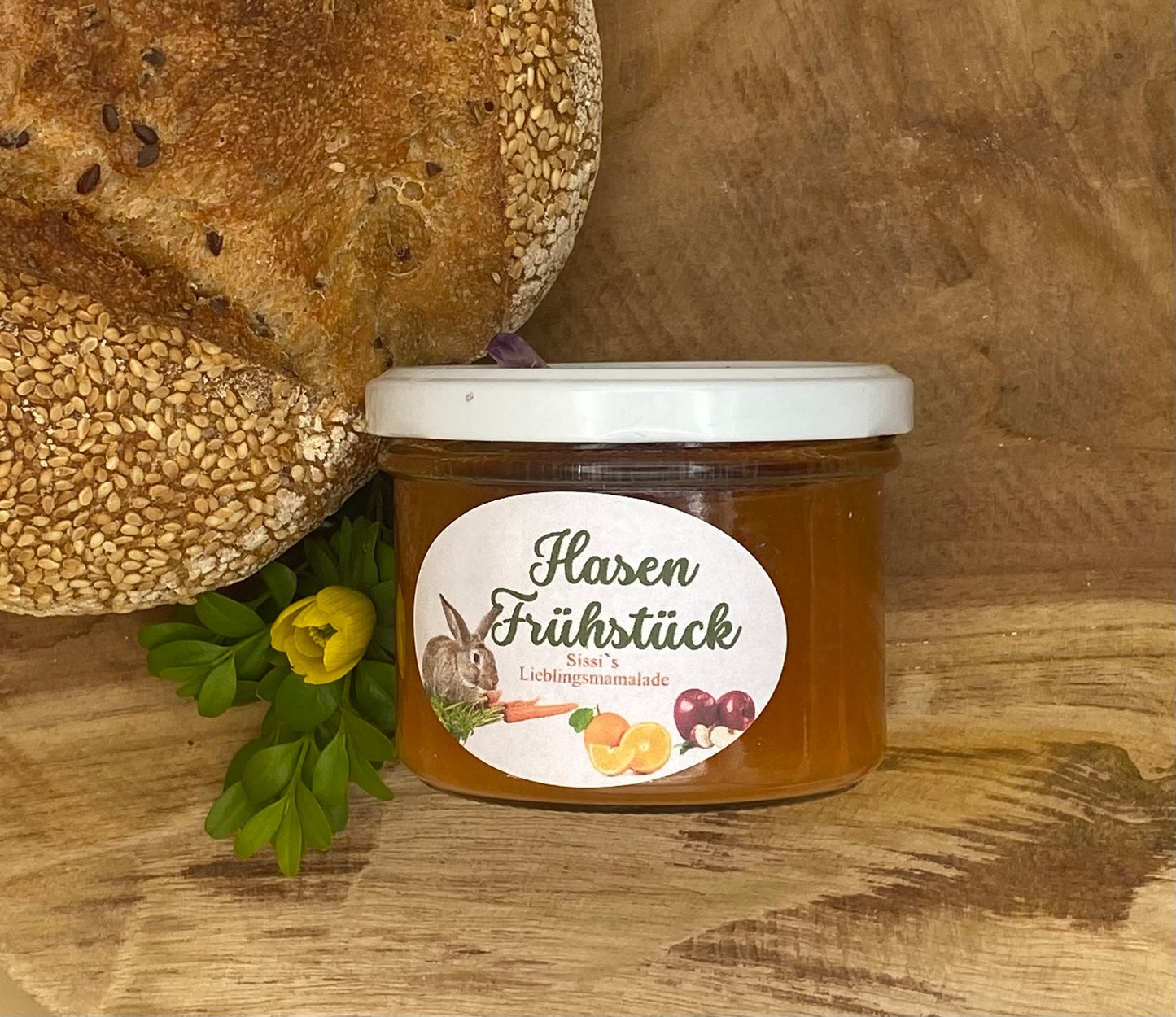 Hasen-Frühstück (Fruchtaufstrich)