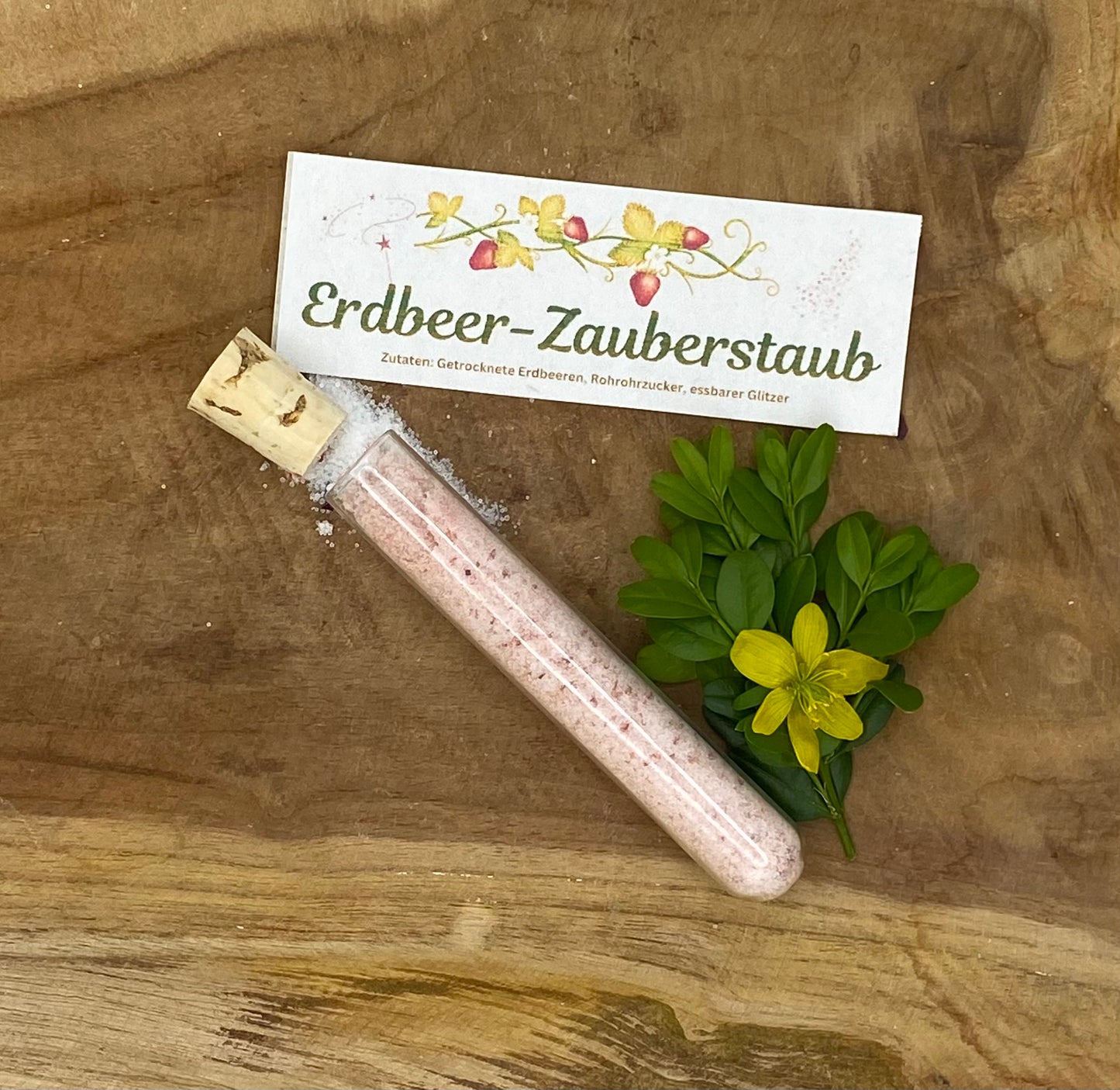 Erdbeer Zauberstaub für dein besonderes Geschenk🍓