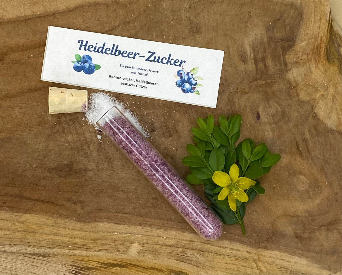 Heidelbeerzucker für dein besonderes Geschenk💜