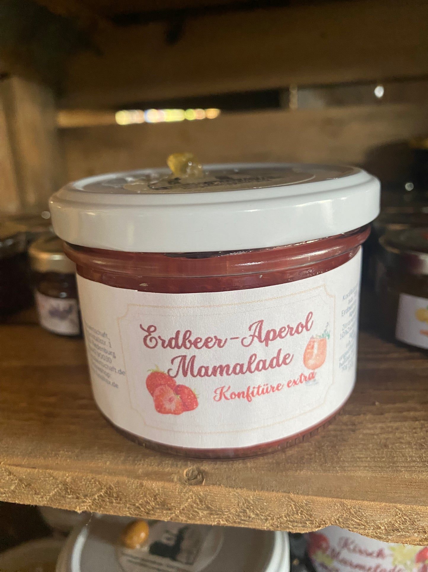 Erdbeer-Aperol Mamalade Konfitüre extra
